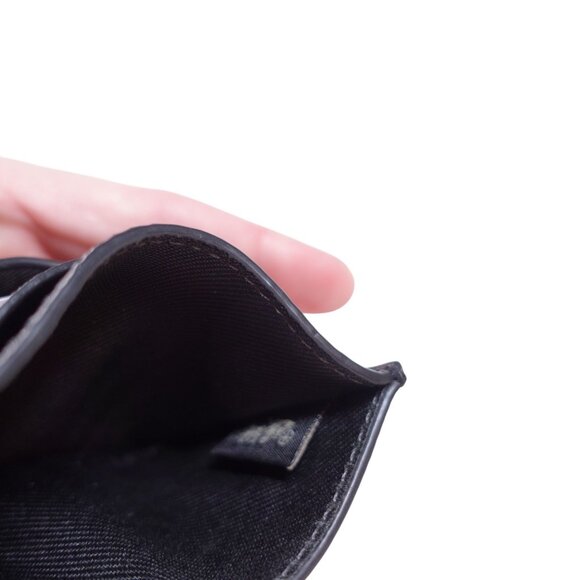 NWT Coach 3In1 L Zip Crossgrain Leather Wallet Black Credit Card Luxury CJ882 - Picture 9 of 13